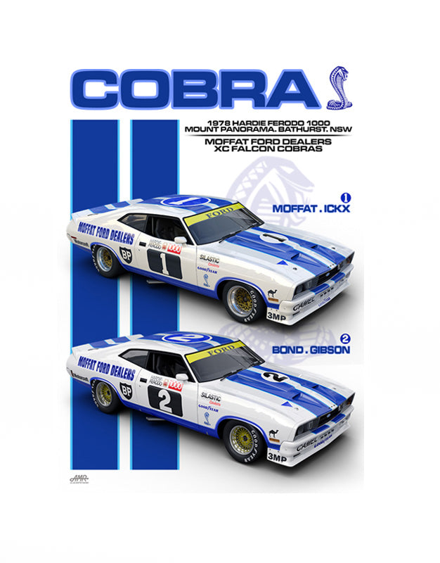 MOTORSPORT PRINT 1978 BATHURST COBRA EDITION - A2