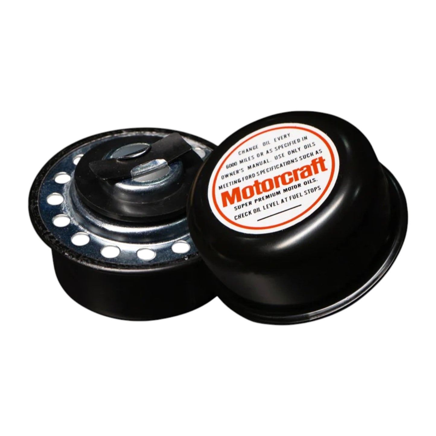 BREATHER/OIL CAP ENGINE TWIST ON MOTORCRAFT - PLAIN BLACK