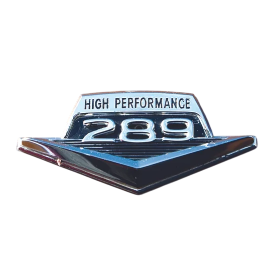BADGE ENGINE 289 HIGH PERFORMANCE XRGT
