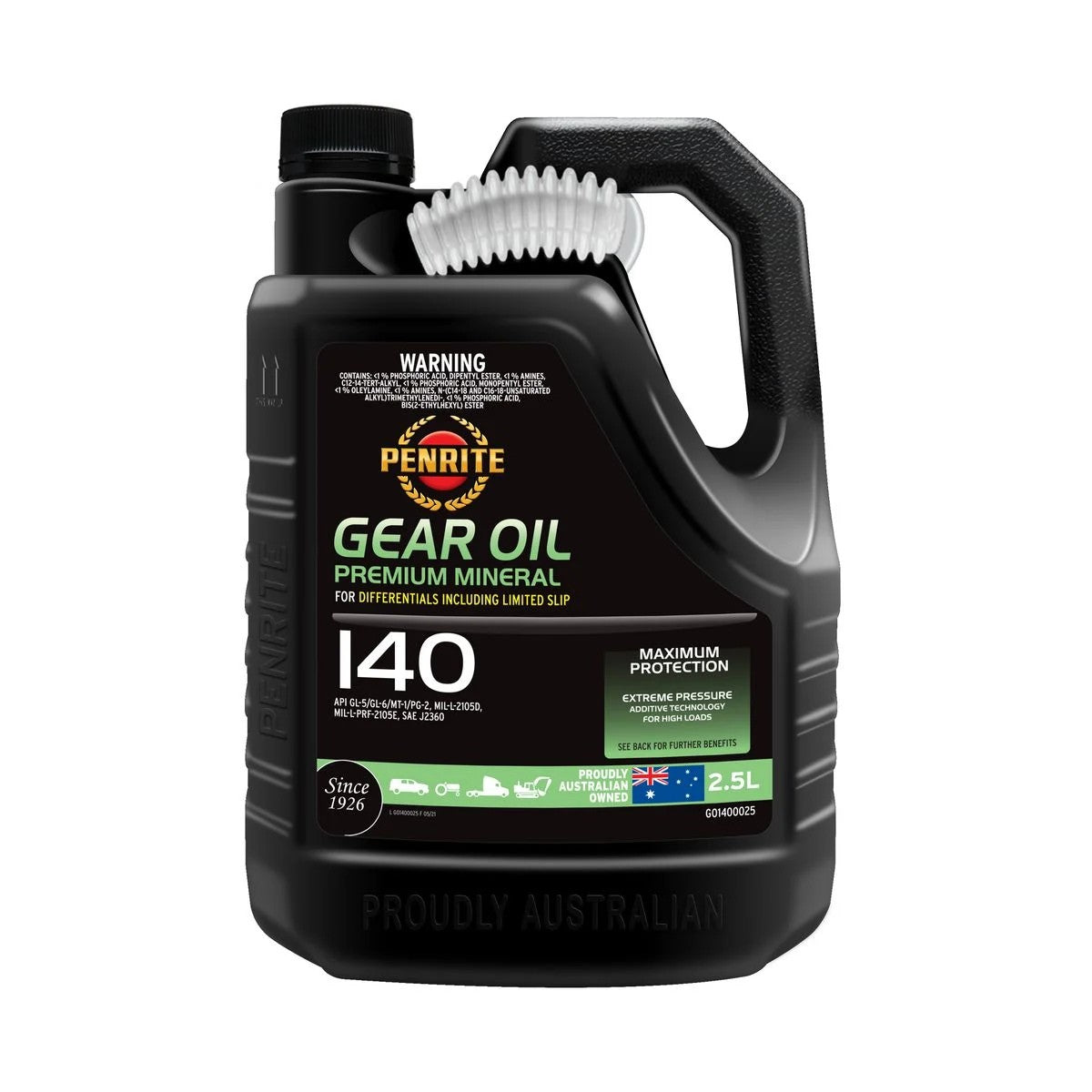 OIL GEAR 140W ALL DIFFERENTIALS 2.5L PENRITE