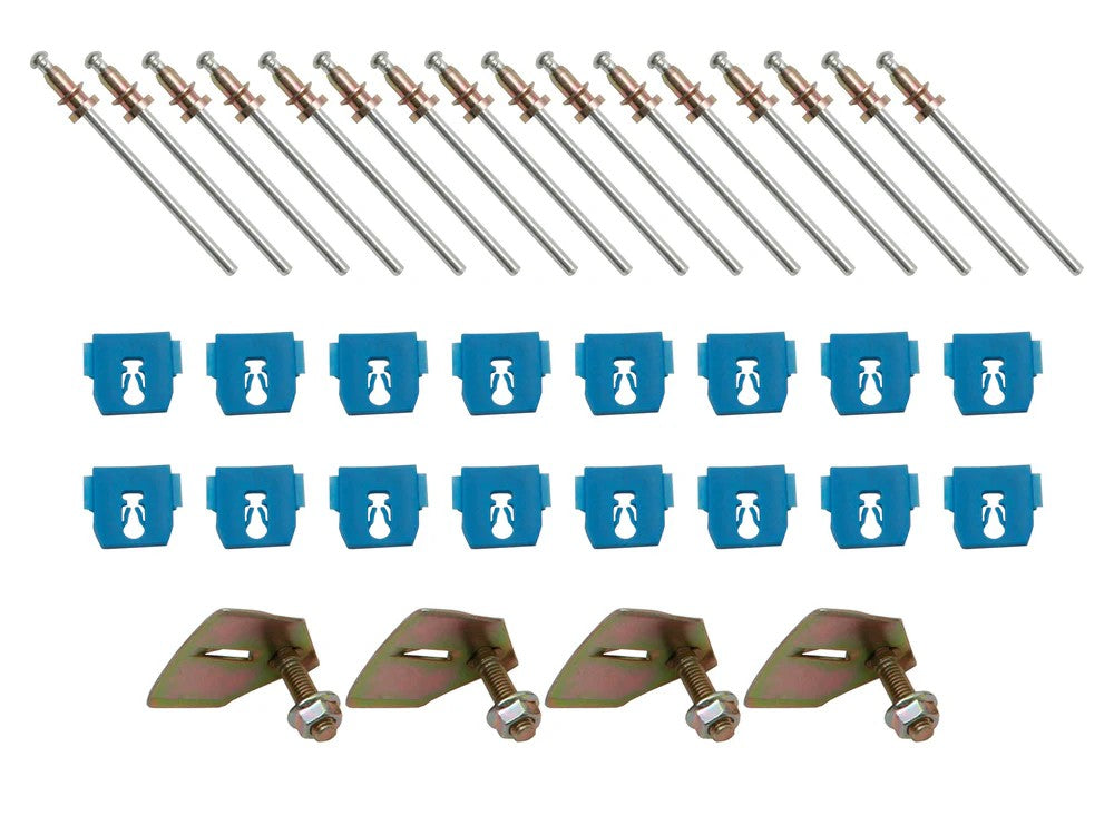 FASTENER KIT SILL MOULD XW-Y & EARLY XA - 38PC (INC RIVETS)