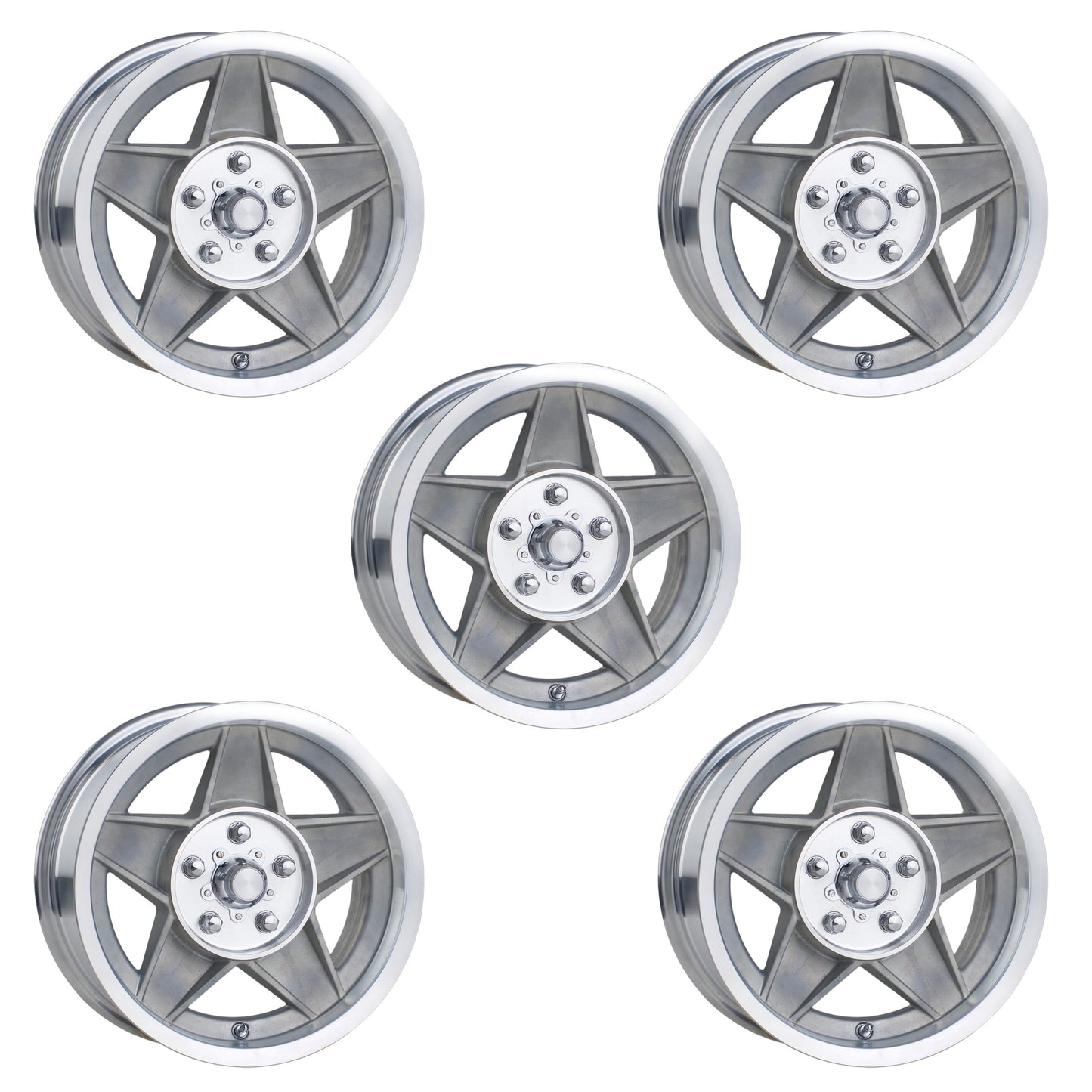 WHEEL BATHURST GLOBE 15x7 CONCOURS - SET OF 5