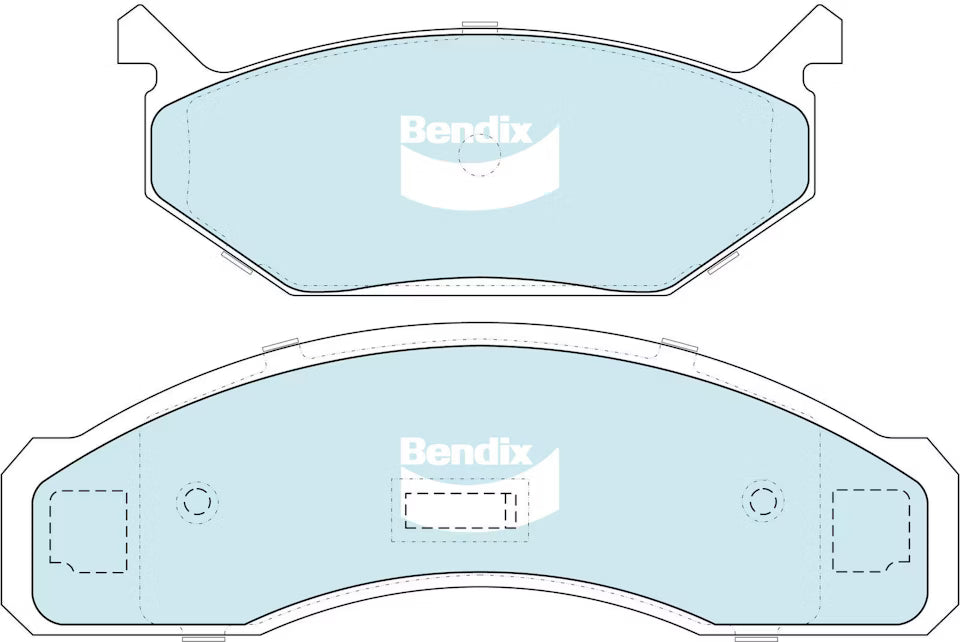 BRAKE PADS FRONT XB GIRLOCK BENDIX ADV