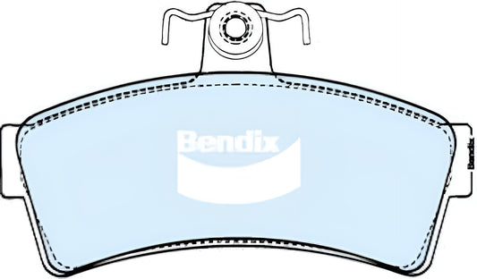 BRAKE PADS FRONT TE-F CORTINA BENDIX ADV