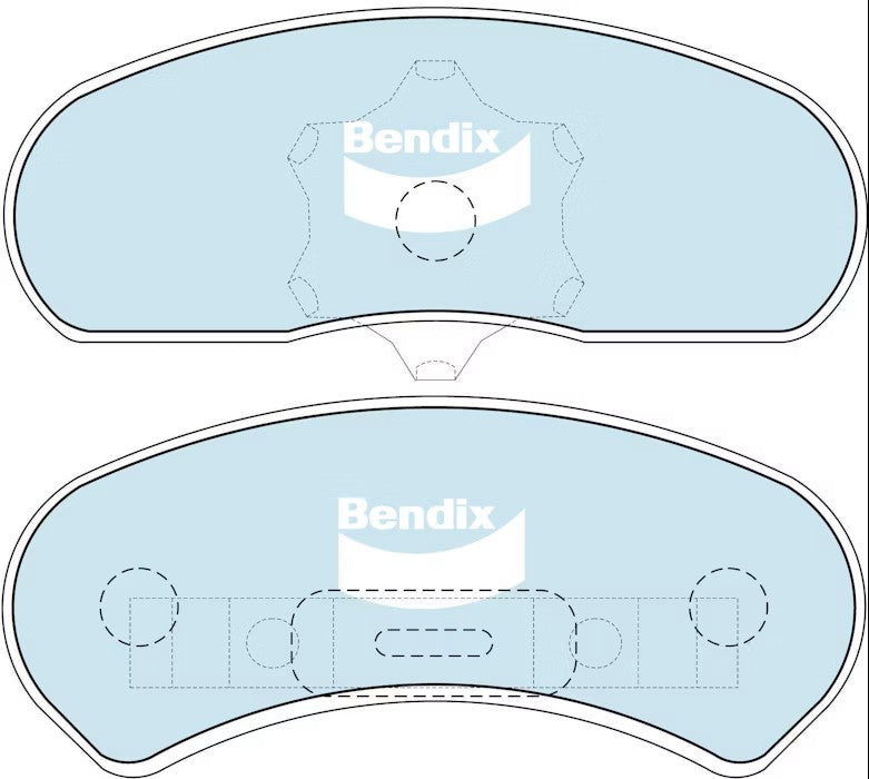 BRAKE PADS FRONT XY-D PBR CALIPERS - BENDIX ULTIMATES