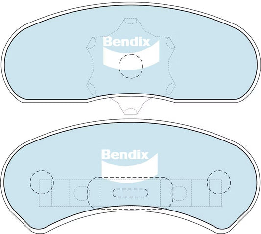 BRAKE PADS FRONT XY-D PBR CALIPERS - BENDIX ULTIMATES