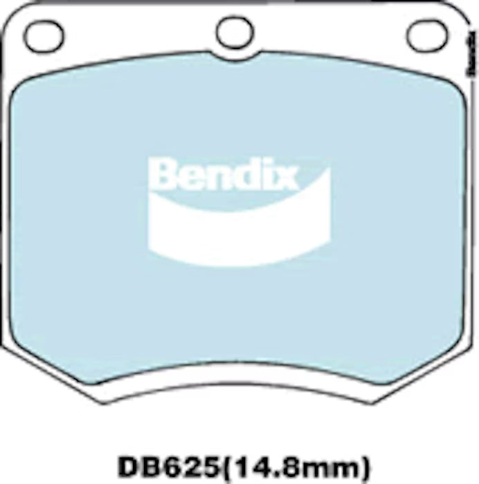BRAKE PADS FRONT XR-T/ZA-B TO 7/68 (GIRLING 16M CALIPER) BENDIX