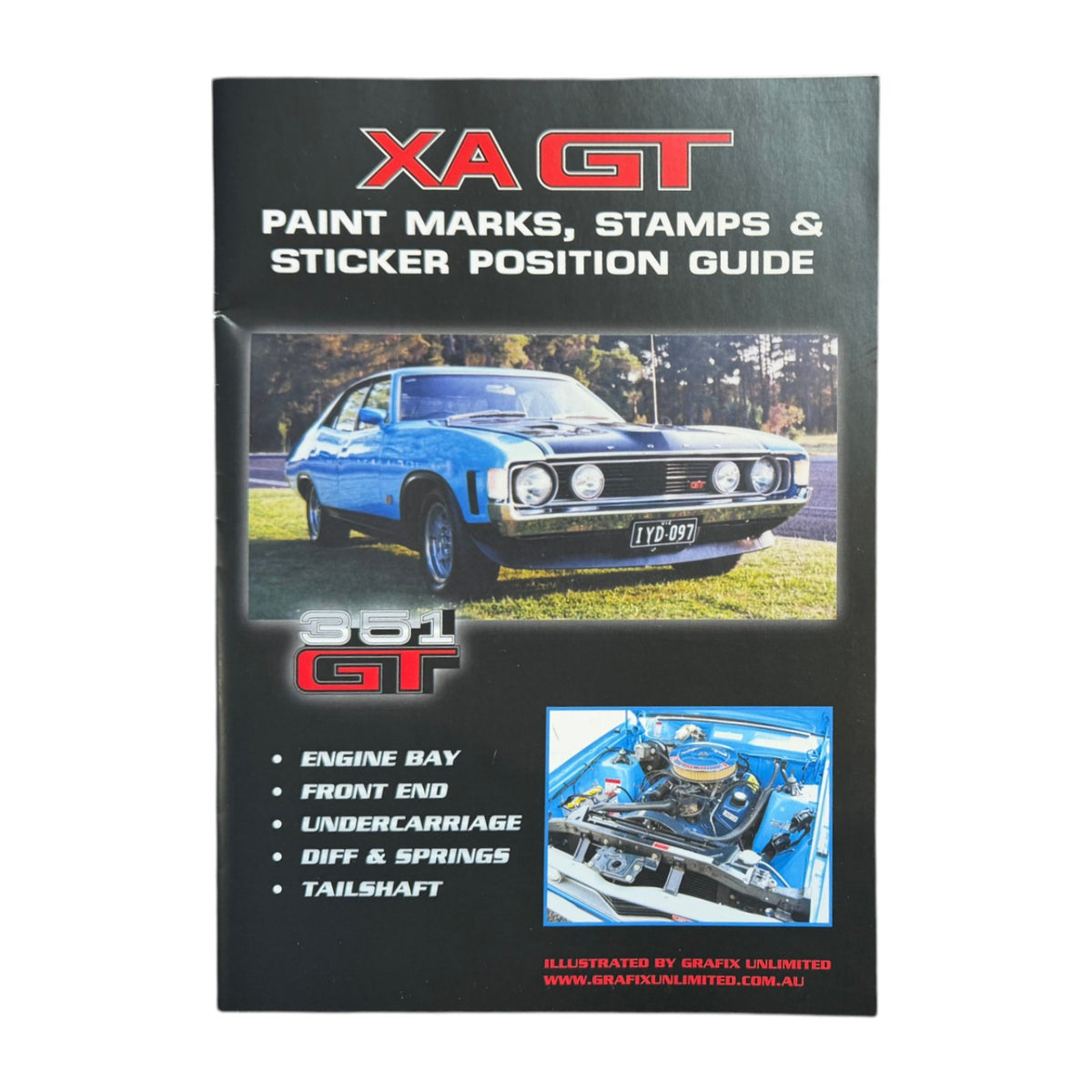 BOOK DECAL AND STICKER POSITION GUIDE XAGT