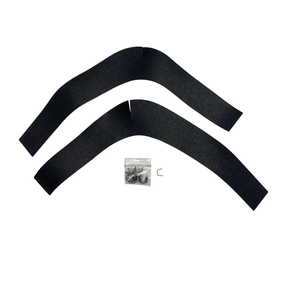 GASKET SET SPLASH SHIELDS - UNDER FENDER XK-M FRONT PR