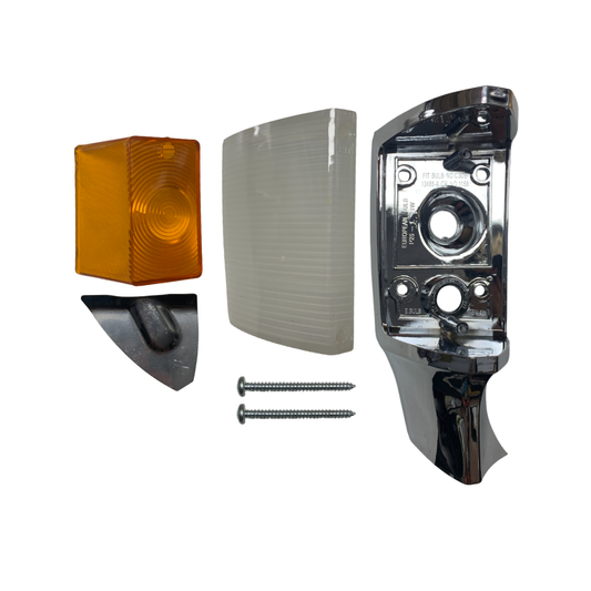 PARKLIGHT/INDICATOR ASSEMBLYS XA/ZF REPRO - NO GLOBE HOLDERS - PAIR