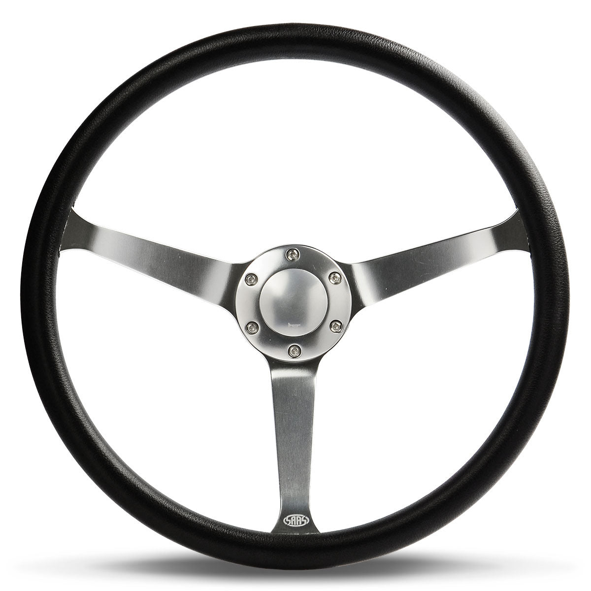 STEERING WHEEL POLYURATHANE 3-SPOKE 15in/50mm
