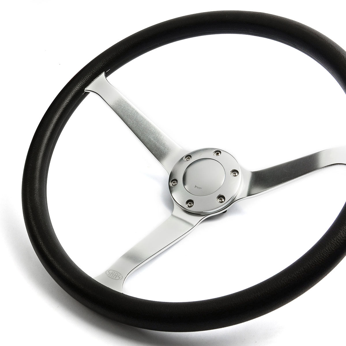 STEERING WHEEL POLYURATHANE 3-SPOKE 15in/50mm
