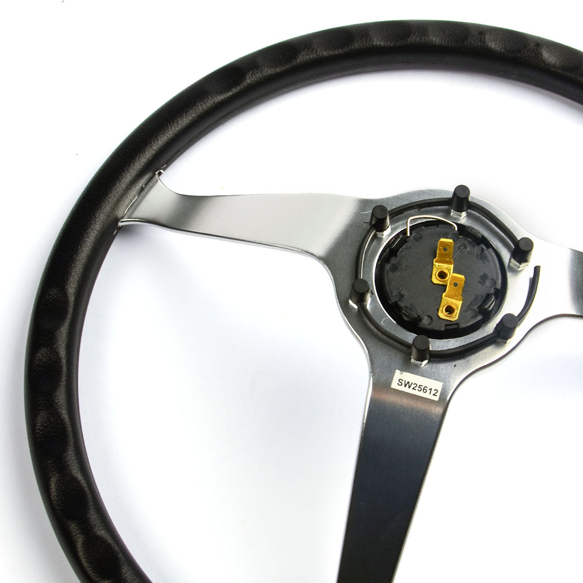 STEERING WHEEL POLYURATHANE 3-SPOKE 15in/50mm