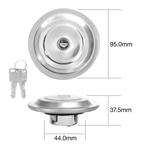 FUEL CAP XK-Y STD-REPLACEMENT LOCKING (VENTED)