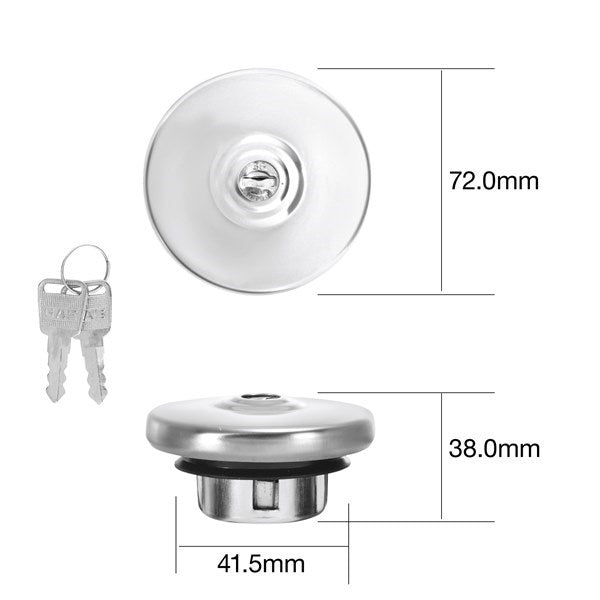 FUEL CAP FAIRLANE/LTD 75-78/F-TRUCK 70-90 - LOCKING