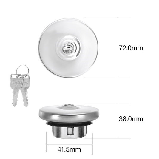 FUEL CAP FAIRLANE/LTD 75-78/F-TRUCK 70-90 - LOCKING