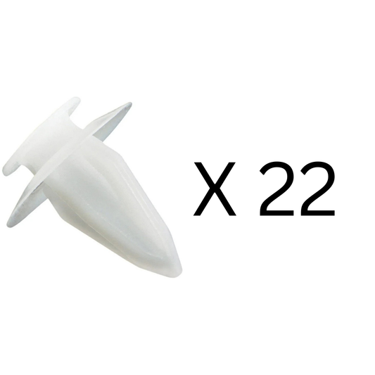 DOOR TRIM CLIP SET XA-C UTE/VAN & COUPE FRONT MALE ONLY - 22PC