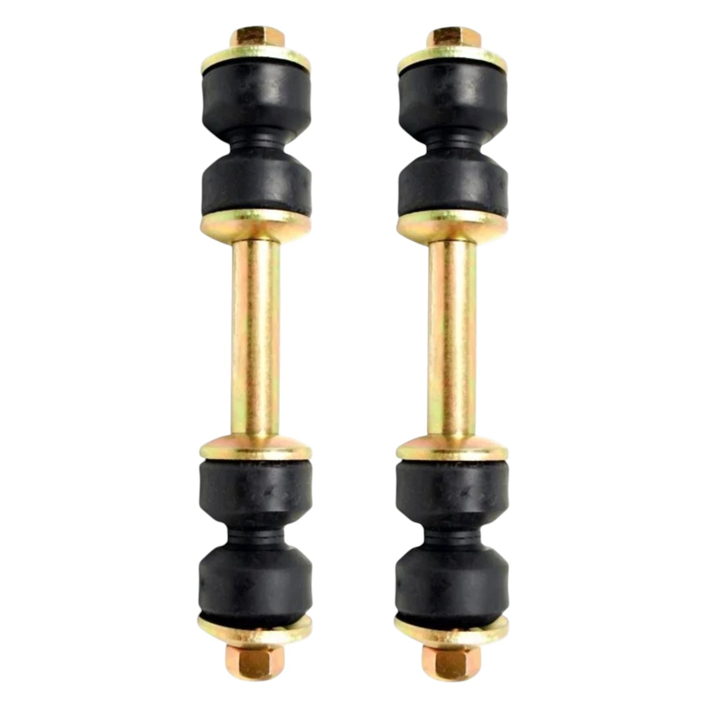SWAY BAR LINK BOLT KIT XR-F/ZA-L/P5-FE FRONT & XY-D/ZH-J/P6-FC REAR GOLD - PAIR - DOES 1 SWAY BAR (INC RUBBER BUSHES)