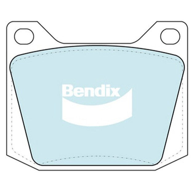 BRAKE PADS FRONT XP-T/ZA-B TO 7/68 (GIRLING 16P CALIPER) BENDIX
