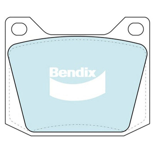 BRAKE PADS FRONT XP-T/ZA-B TO 7/68 (GIRLING 16P CALIPER) BENDIX