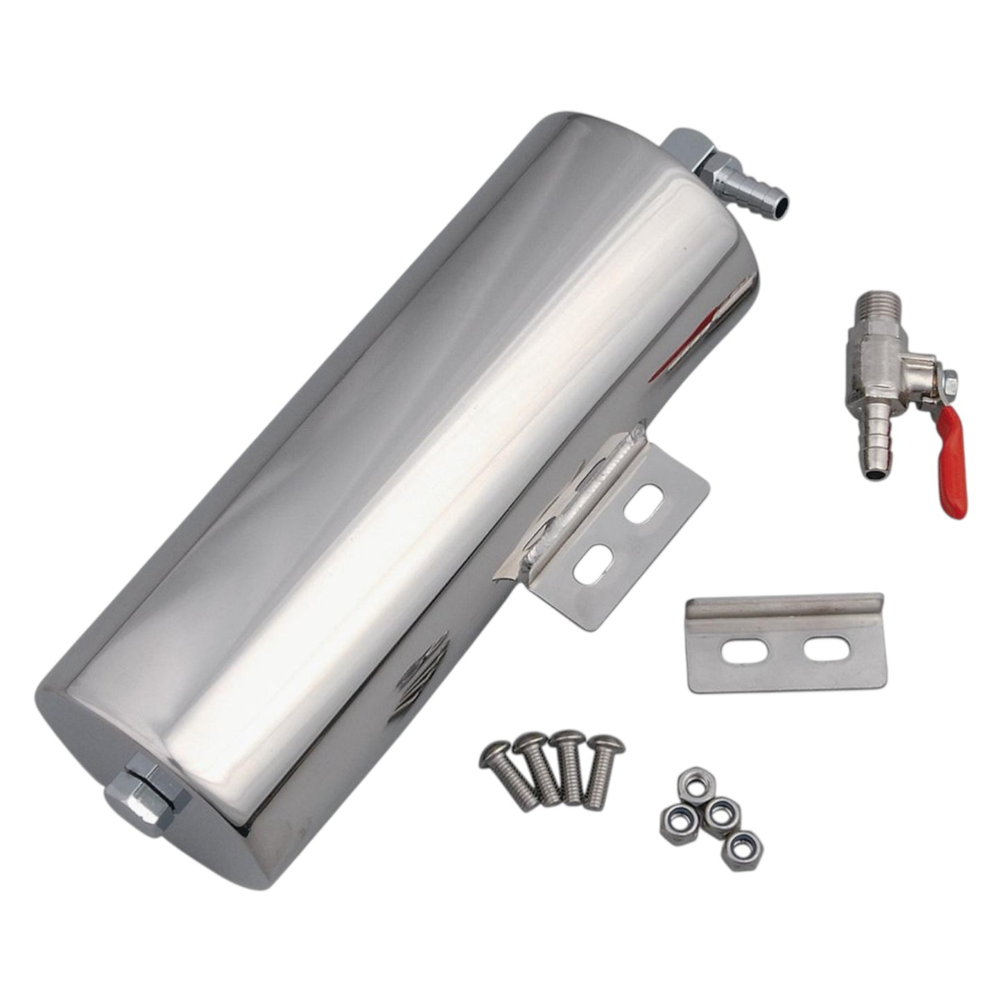OVERFLOW BOTTLE ROUND STAINLESS STEEL 3in x 11in