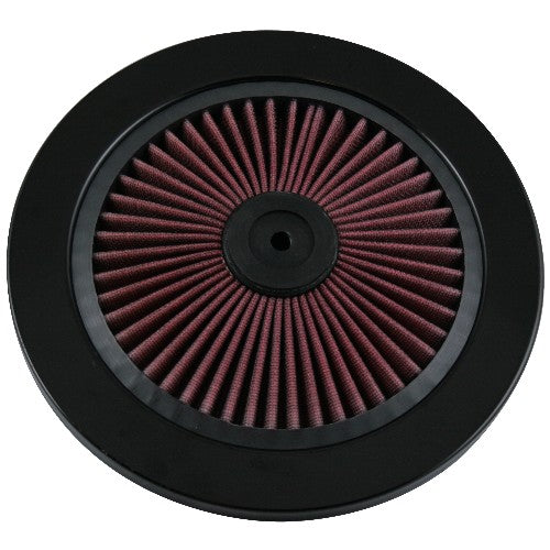 AIR FILTER ELEMENT LID 9in HI-FLO - REDLINE