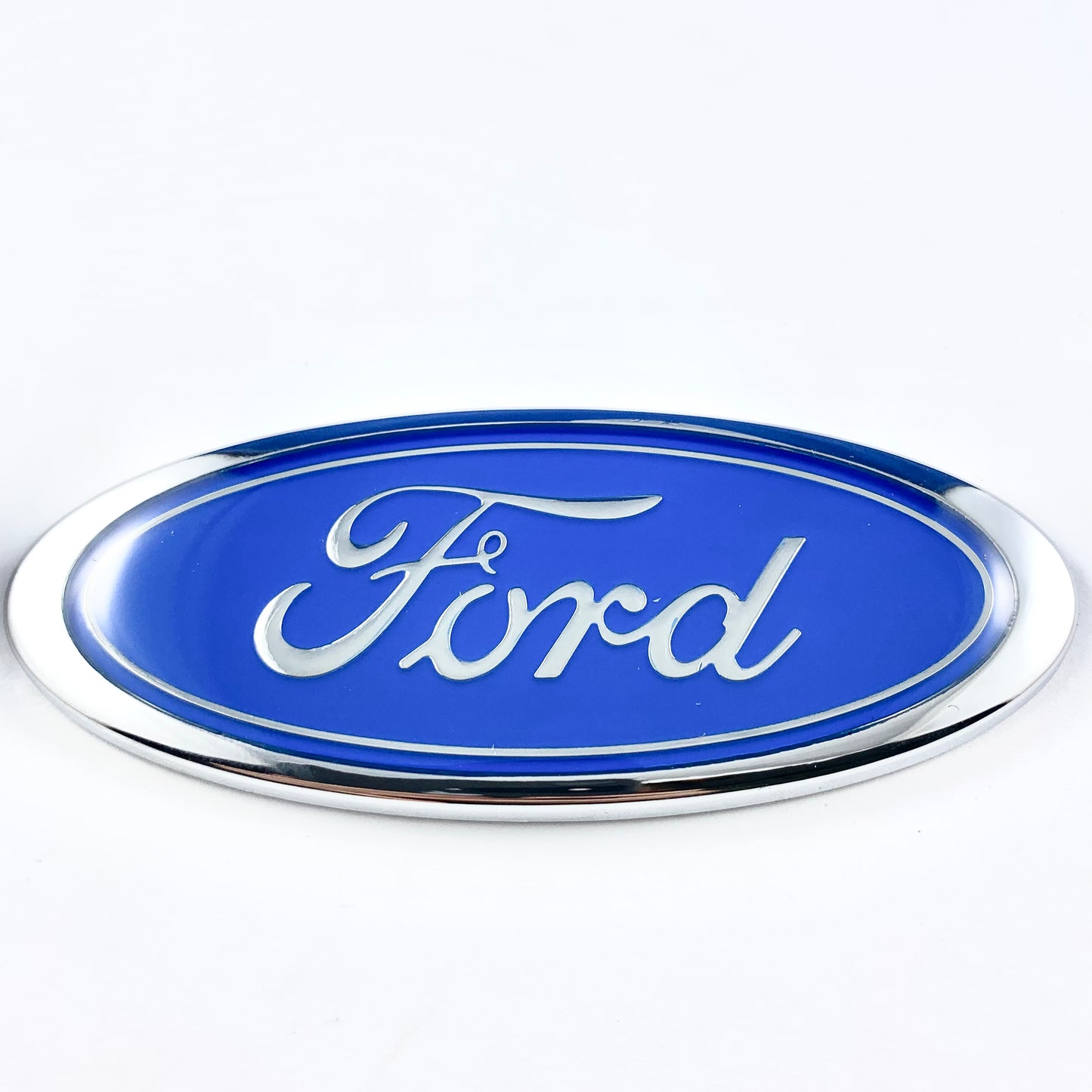 BADGE FORD BLUE OVAL 90mm XE BONNET