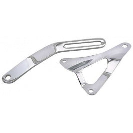 BRACKET ALTERNATOR WINDSOR WITH RH WATERPUMP -MAIN 2 BRACKETS - CHROME