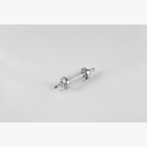FILTER FUEL IN-LINE 5/16 GLASS/CHROME