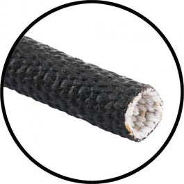 WIRE SHEATH 1/4 BLACK -SOLD PER FOOT-