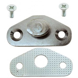 STRIKER PLATE DOOR XR-C INC SCREWS - SILVER - EACH