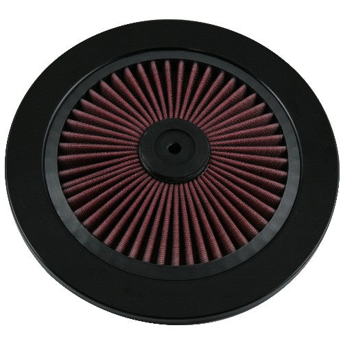 AIR CLEANER LID/TOP 14in HI-FLO - REDLINE - BLACK