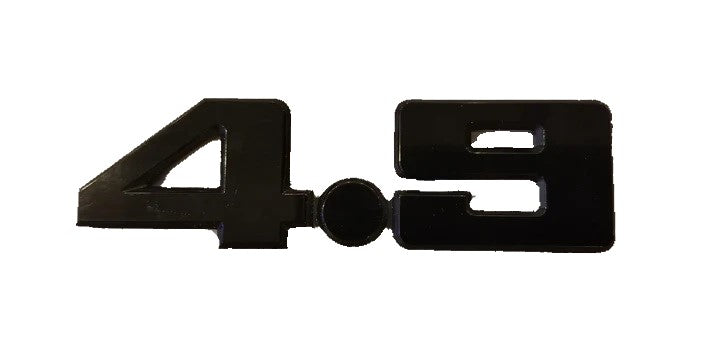 BADGE FENDER XD-E 4.9 BLACK - EACH