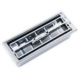 VENT LOUVRE XW,XY,ZC,ZD FACTORY AIR COND CHROME VENT - EA