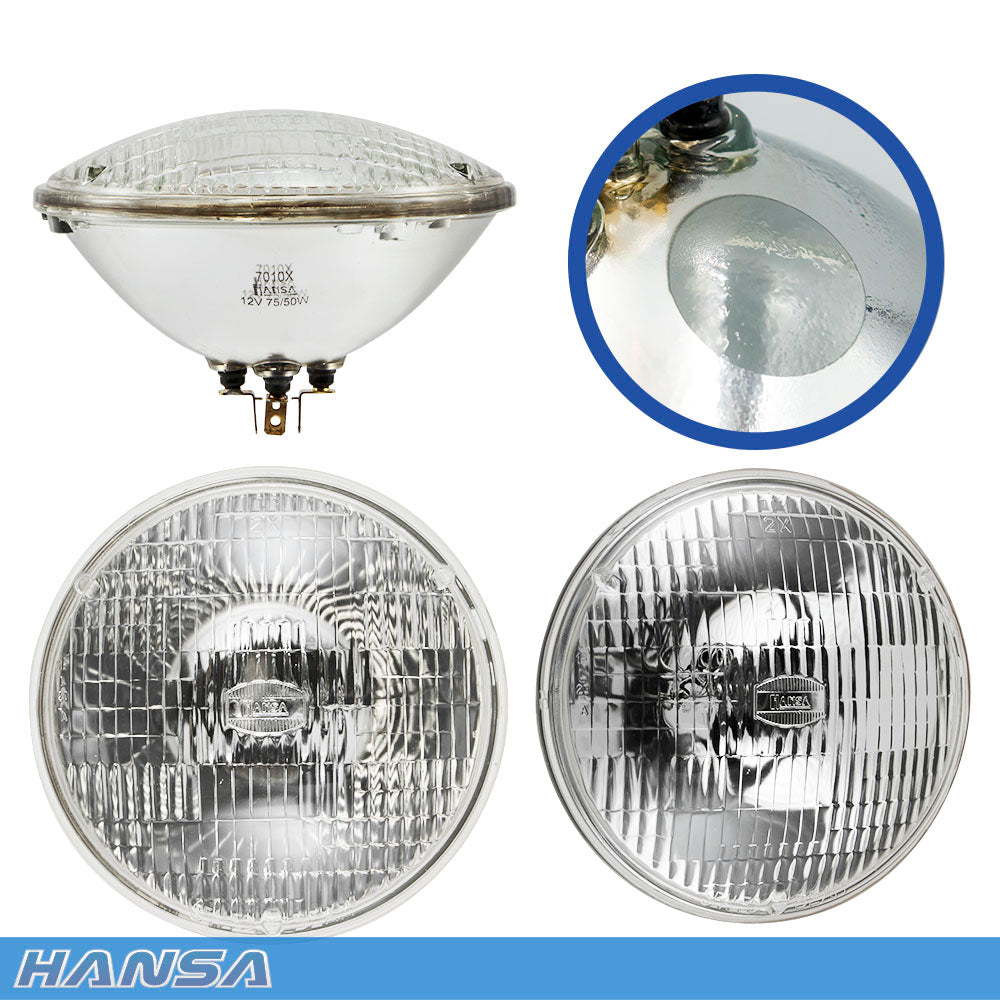 HEADLIGHT ROUND 7in SEAL BEAM 50/75W XK-B - EACH