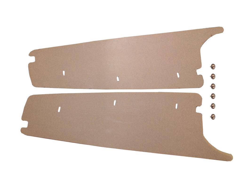 BOOT FLOOR SIDE PANELS / MASONITES XK-P SEDAN KIT