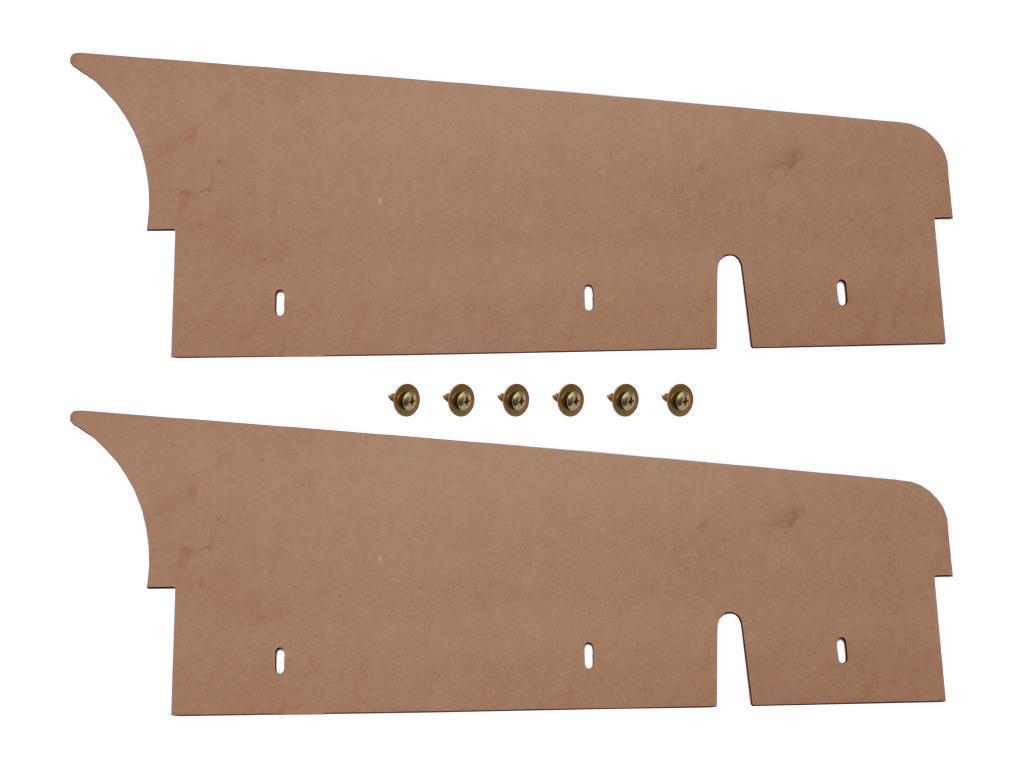 BOOT FLOOR SIDE PANELS / MASONITES XR-T SEDAN KIT