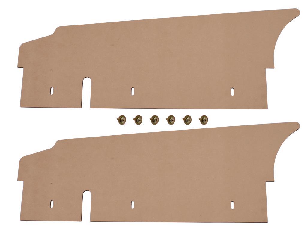 BOOT FLOOR SIDE PANELS / MASONITES XW-Y SEDAN KIT