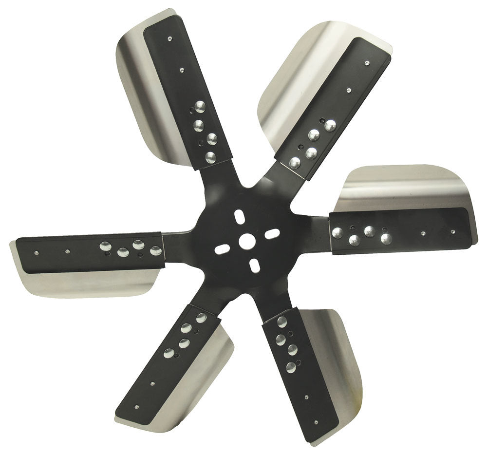FAN ENGINE 18in FLEX 6BLD HI-VOL V8-USA-DERALE