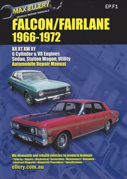 BOOK WORKSHOP MANUAL XR-Y 1966-72 ELLERY