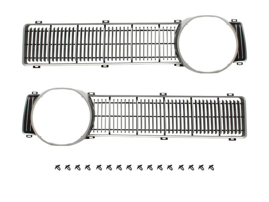 GRILLE INSERTS XY STD (SILVER) PAIR
