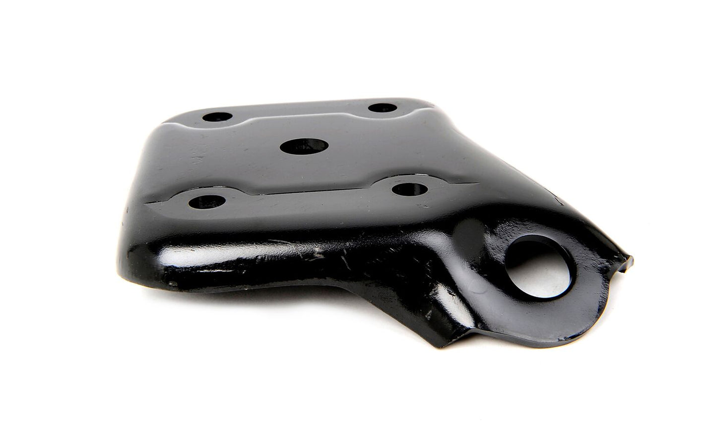 LEAF SPRING DIFF LOWER SHOCK PLATE LH 65-66 MUSTANG & 65 USA FALCON