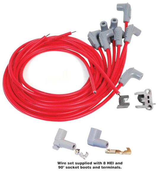 PLUG LEAD SET FE 332-428 & 429-460 MSD CUT TO LENGTH MSD 8.5 RED