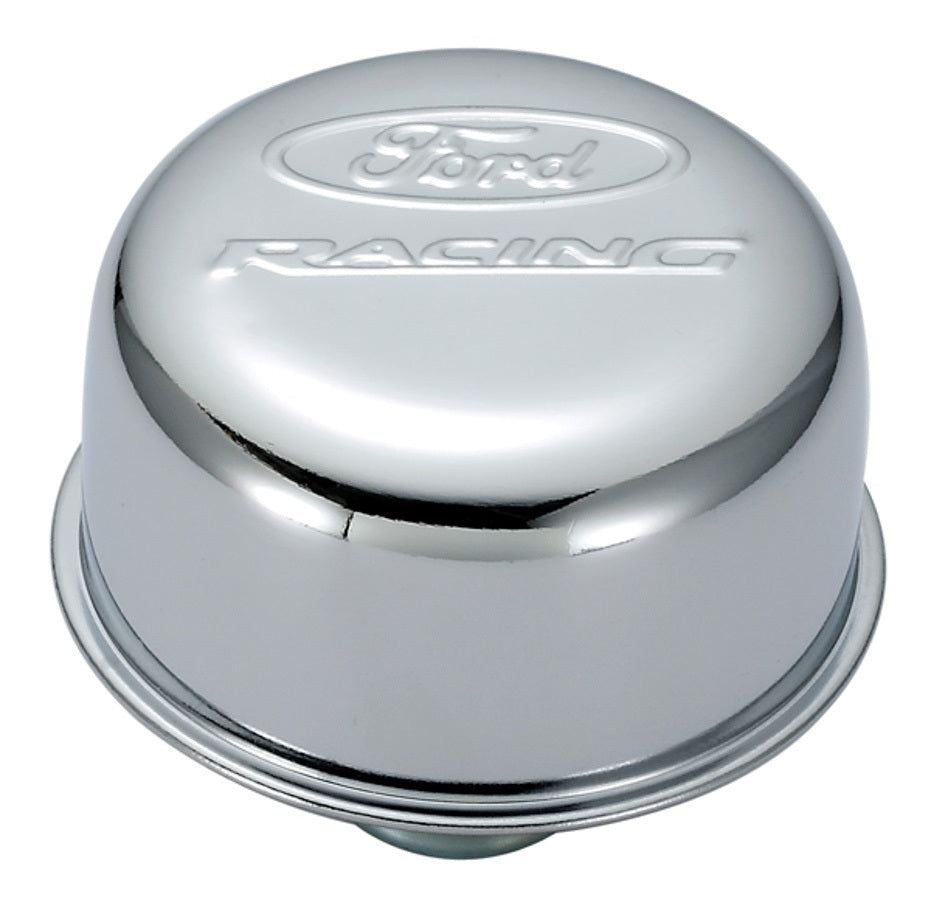 BREATHER/OIL CAP ENGINE PUSH-IN CHROME - FORD RACING