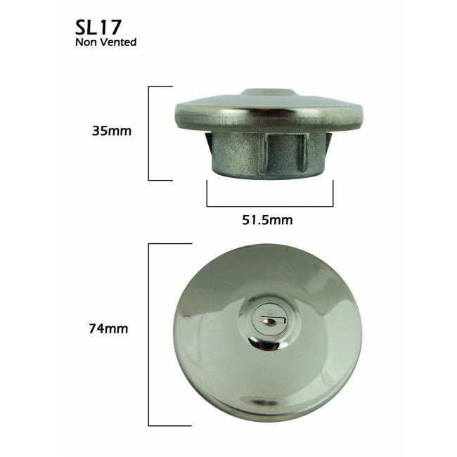 FUEL CAP CORTINA MK1/MK2 LOCKING STD