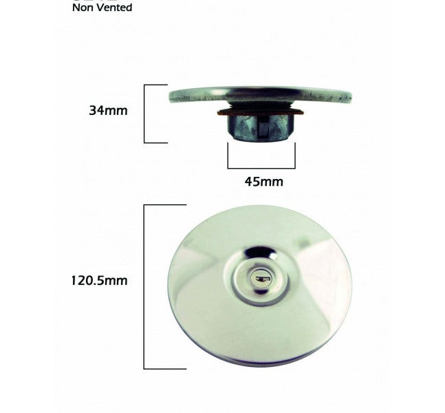FUEL CAP XA-XB TO 12/74 LOCKING