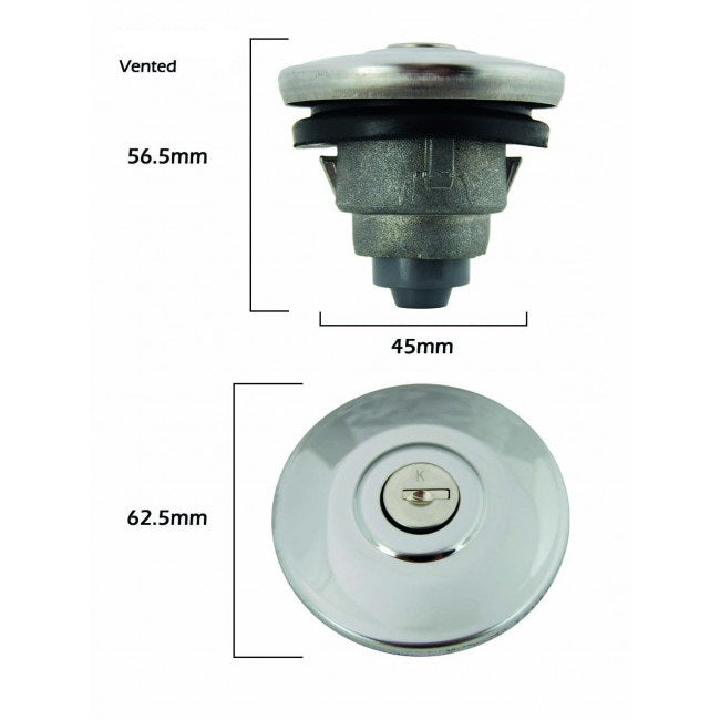 FUEL CAP XD-F SEDAN LOCKING STD