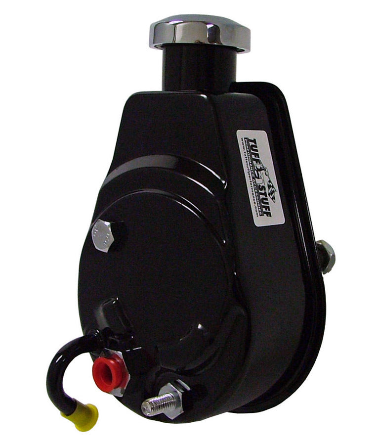 POWER STEER PUMP SAGINAW NEW BLACK, TAKES KEYWAY PULLEY, NOT INCLUDED
