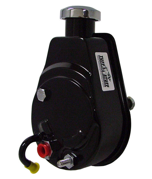 POWER STEER PUMP SAGINAW NEW BLACK, TAKES KEYWAY PULLEY, NOT INCLUDED