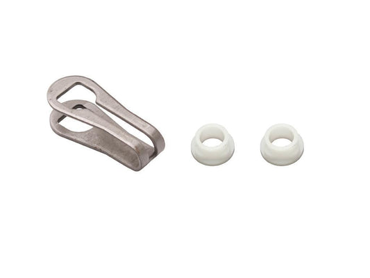 BRACKET CLUTCH CABLE TO PEDAL PIN XC-G - INC BUSHES